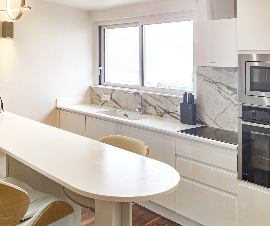 Rénovation cuisine appartement architecte Montpellier