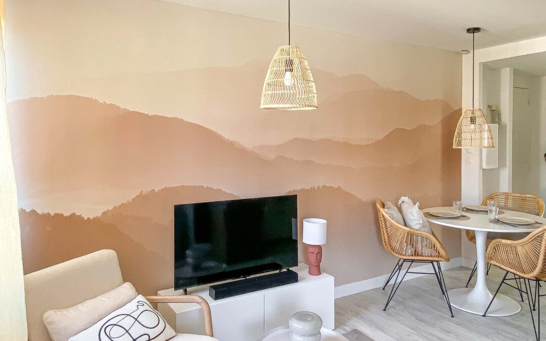 Architecte rénovation salon intérieur La Grande Motte