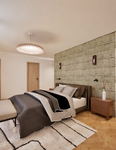 rénovation chambre longère